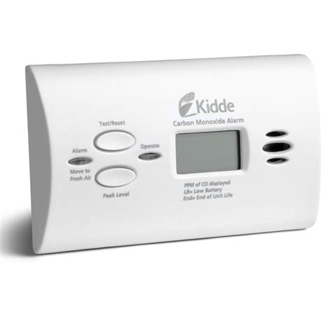 Kidde Carbon Monoxide Detector Test Button