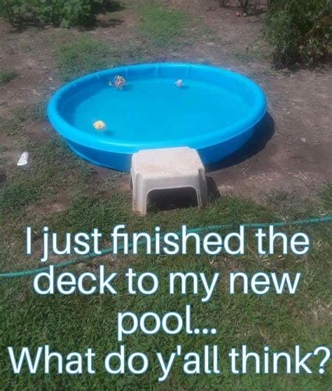 Kiddie Pool Funny Meme
