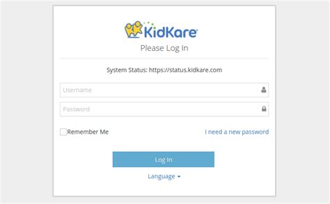 kidkare login app