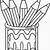 kids holding pencils coloring pages