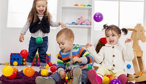 Kids playing in the room — Stock Photo © oksun70 60584129