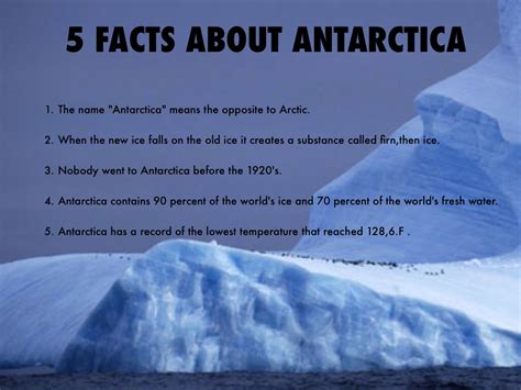 kids facts about antarctica