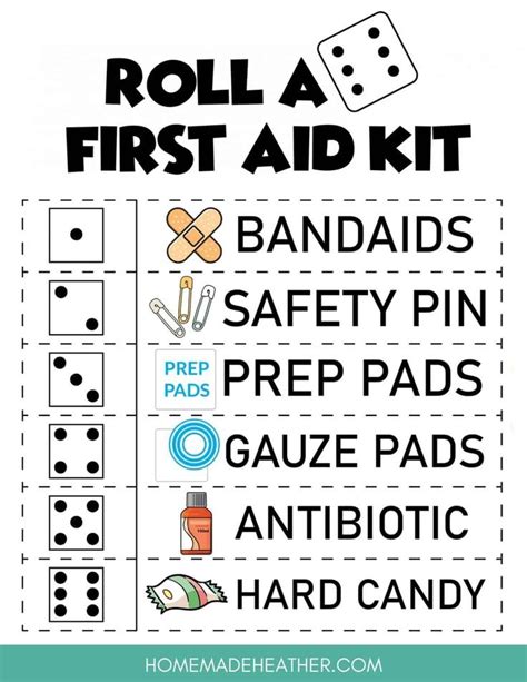 Kids First Aid Printable