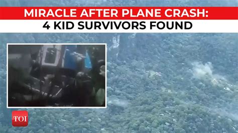 kids found in jungle after plane crash