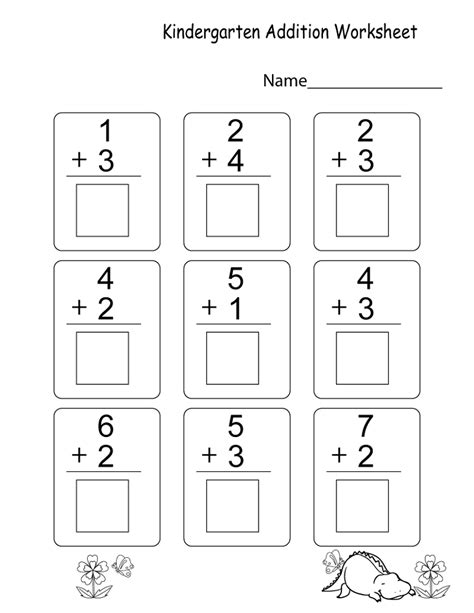 5 Fun Math Worksheets