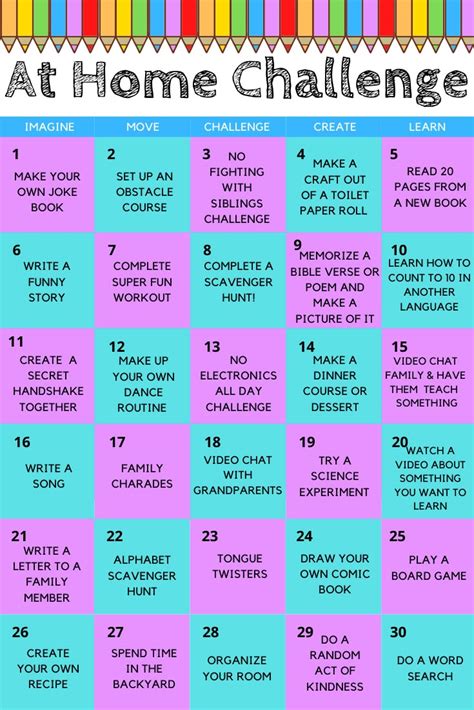 Creative Challenges for Kids