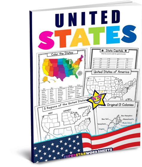 Kids Printable Us Map