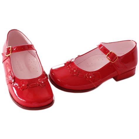 kids red mary jane shoes