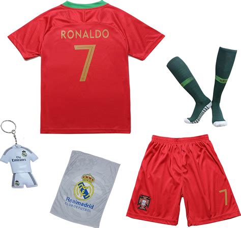kids ronaldo football kit