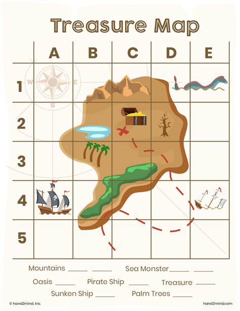 Kids Treasure Map Printable