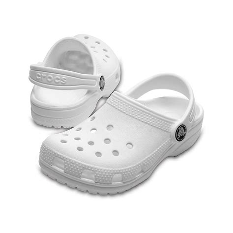 kids white crocs size 3