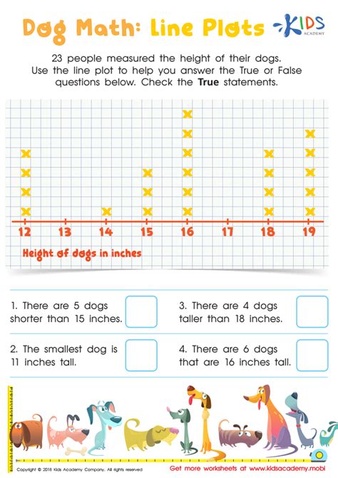 Kidzone Dog Math Worksheets