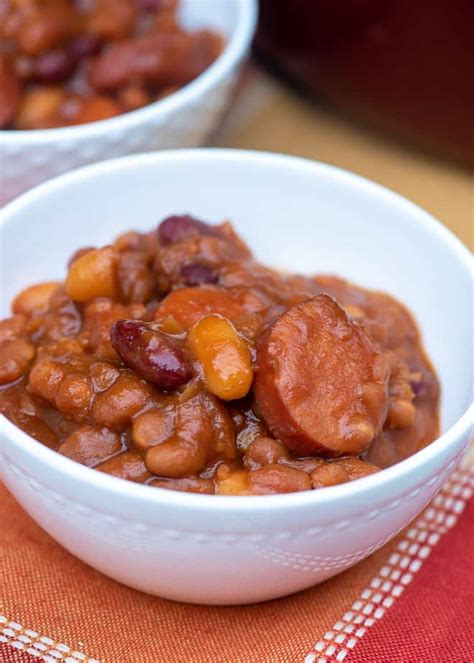Kielbasa With Baked Beans