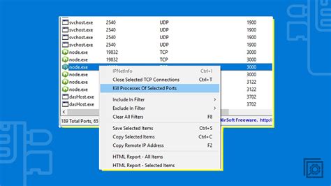 Kill Process By Port On Windows