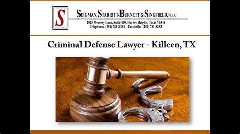 killeen criminal defense lawyer