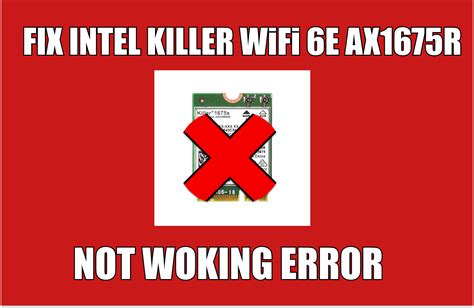 Killer AX1650 (on MSI Laptop) Cannot Connect to 2.4 G Hz Wifi
