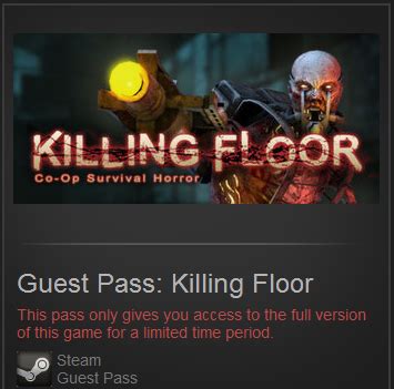 killing floor guest pass price