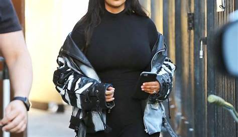 Kim Kardashian Casual Chic Outfit Heads to the Studio Santa Monica, 5