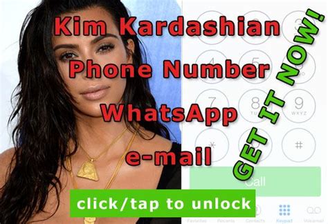 kim kardashian real phone number
