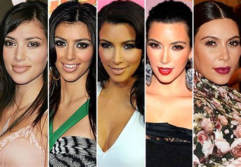 kim kardashian through the years