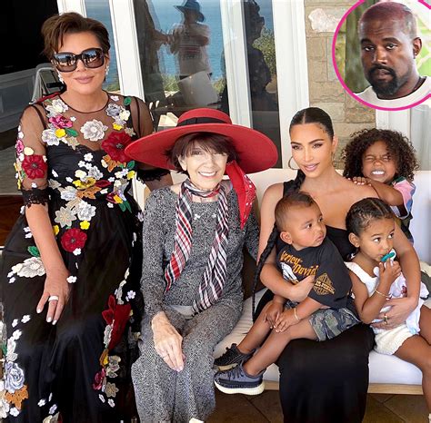 kim kardashian with family