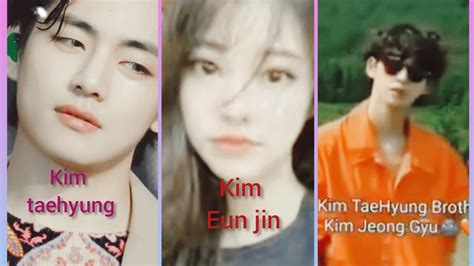 kim taehyung brother and sister