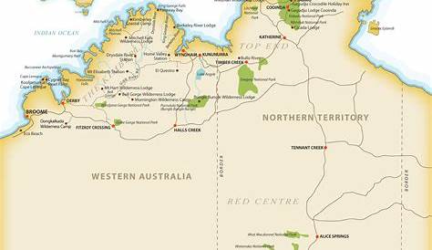 Kimberley Region Western Australia Map