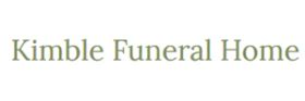 kimble funeral home obituary service