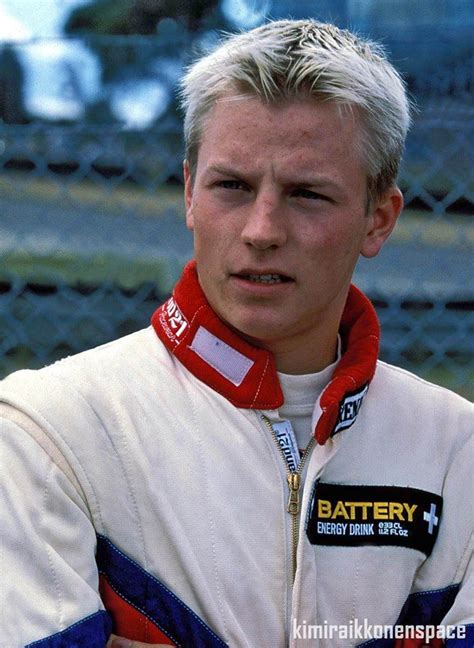 Kimi Räikkönen in his early racing days