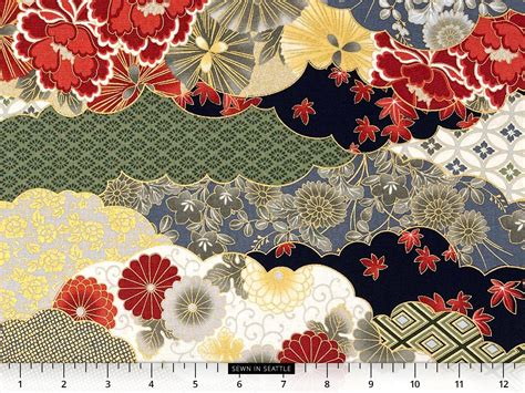 kimono fabrics patterns