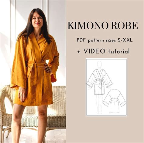 Kimono Robe Sewing Pattern Uk