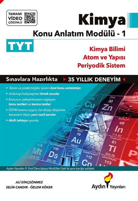 TYT KİMYA KONULARI VE SORU DAĞILIMLARI dogruaciakademi