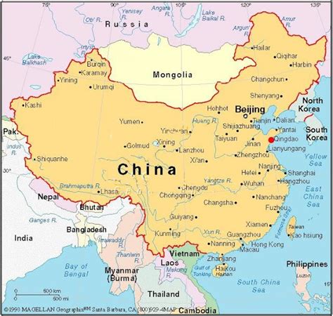 Kinas huvudstad karta Karta över huvudstaden i Kina (china)