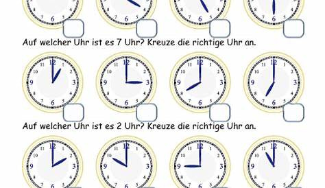 Die Uhrzeit - #die #language #Uhrzeit (mit Bildern) | Uhrzeit lernen