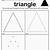 kindergarten drawing a triangle worksheet