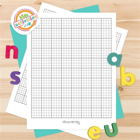 Kindergarten Graph Paper Printable