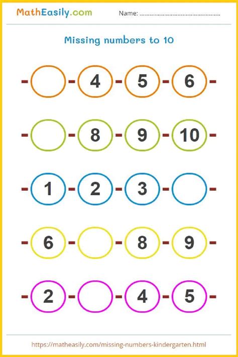 Kindergarten Math Online Printable