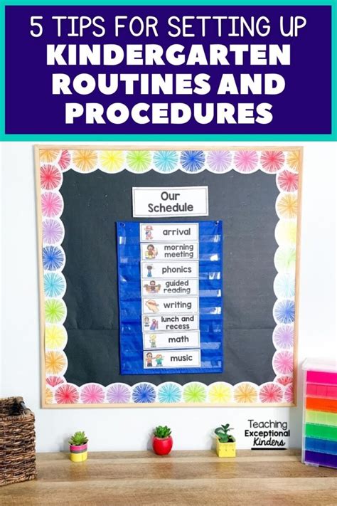Kindergarten Procedures Kindergarten Sharing Printable