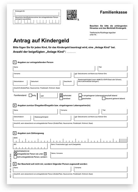 ANTRAG AUF AUSZAHLUNG DES ANTEILIGEN KINDERGELDES PDF