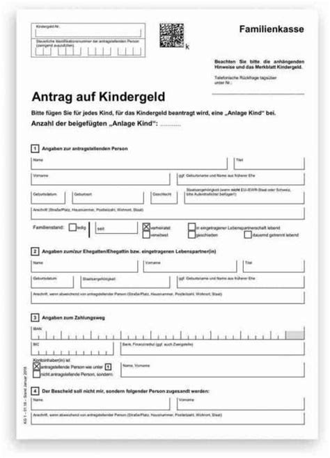 KINDERGELDANTRAG PDF
