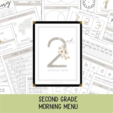 Kinders Printable Menu Fremont