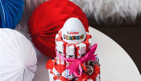 Kreatives Geburtstagsgeschenk: Anleitung für eine Kinderriegel-Torte