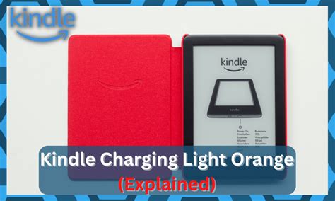 kindle charging light