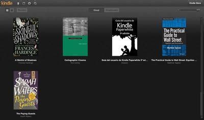 kindle cloud reader my library sort