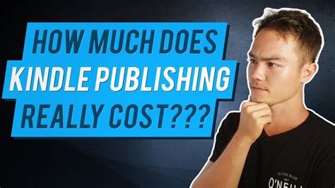 kindle ebook self publishing cost