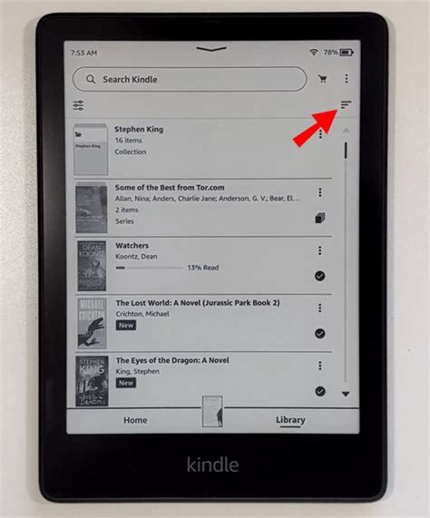 Kindle Stuffing Library