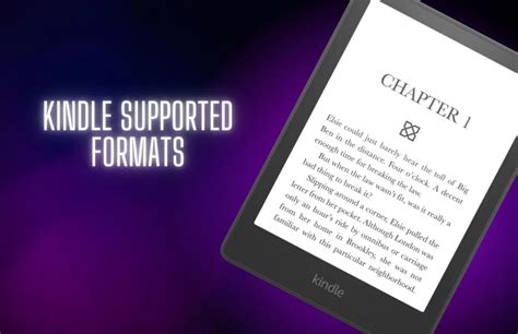 Kindle Supported Formats