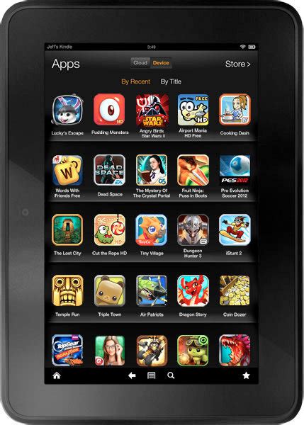 Kindle Tablet Games