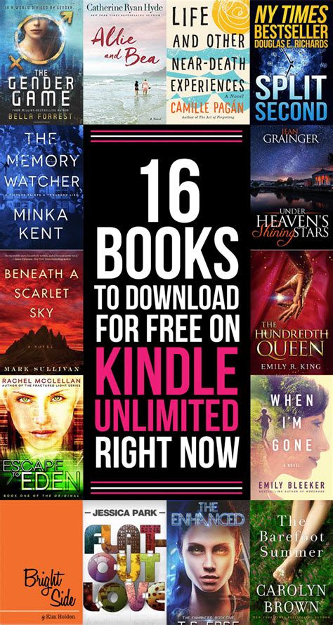 kindle unlimited books read for free