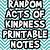kindness notes printable